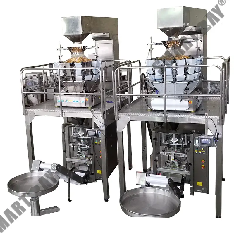 Потпуно аутоматска вертикална машина за паковање хране са вишеструким вагама 1