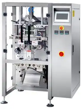 پفڈ فوڈ پیکیجنگ مشین، گرینول مصنوعات کے لئے عمودی شکل بھرنے والی مہر 1