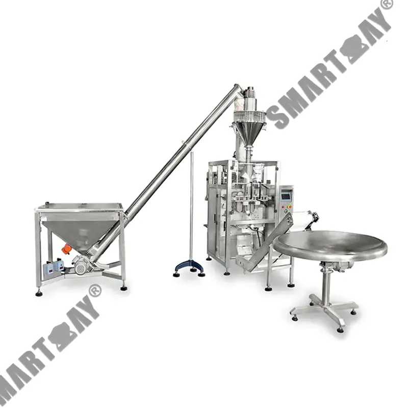 ముందుగా తయారు చేసిన గుస్సెట్ బ్యాగ్ డిటర్జెంట్ వాషింగ్ పౌడర్ ప్యాకింగ్ మెషిన్ 1