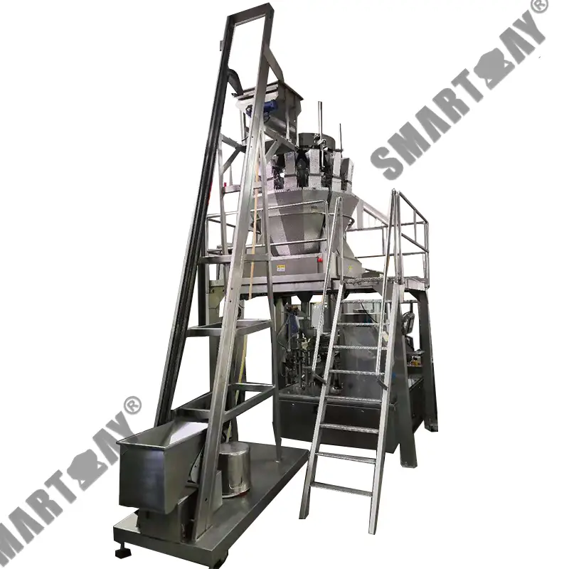 פאַר-געמאַכטע זעקל פּיקל פּאַקקאַגינג מאַשין פֿאַר אָילי וויסקאָוס מאַטעריאַל - פילונג מאַשין מיט שרויף פידער מולטי-קאָפּ וועיער 1