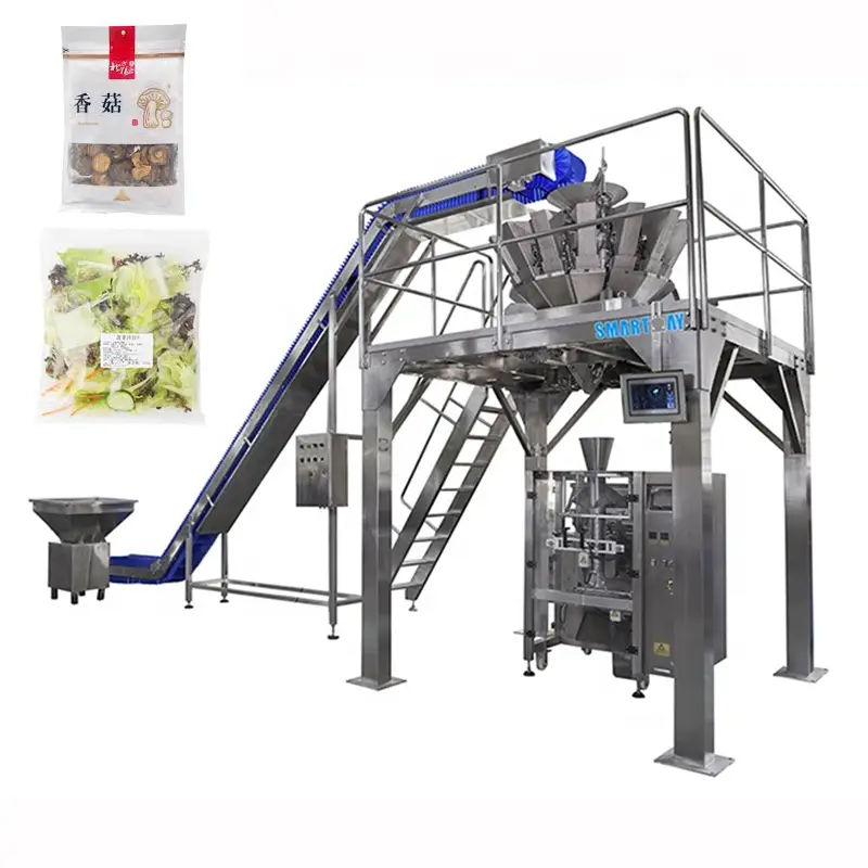 多功能立式成型充填封蘑菇包装机/卷心菜VFFS包装机/蔬菜包装机 1