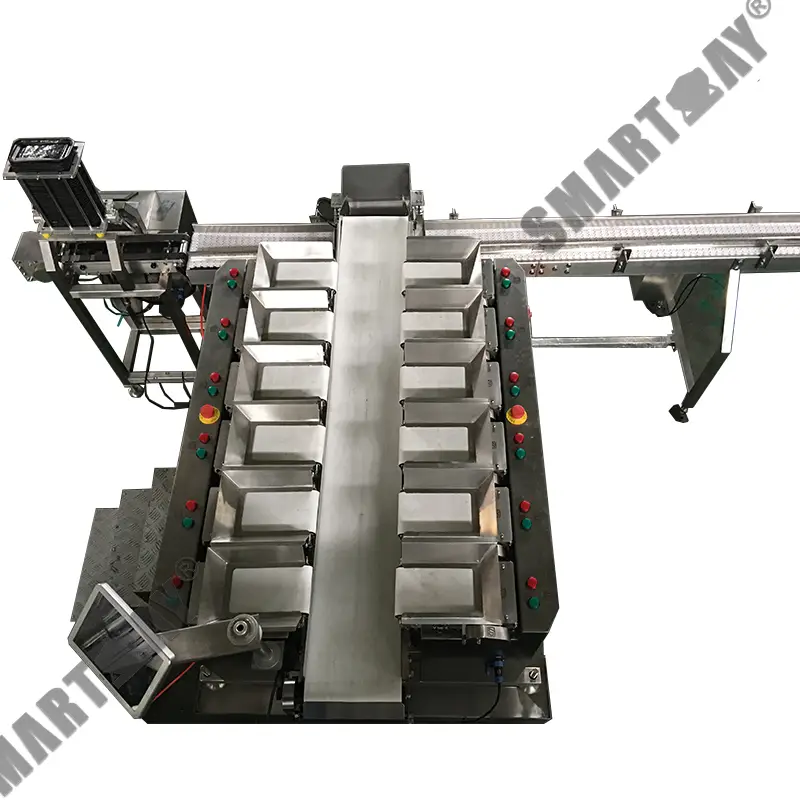 CE Geméis Batch Gewiicht Verpackungsmaschinn linear Kombinatiounsweeger Hiersteller fir frësch Liewensmëttelprodukter 1