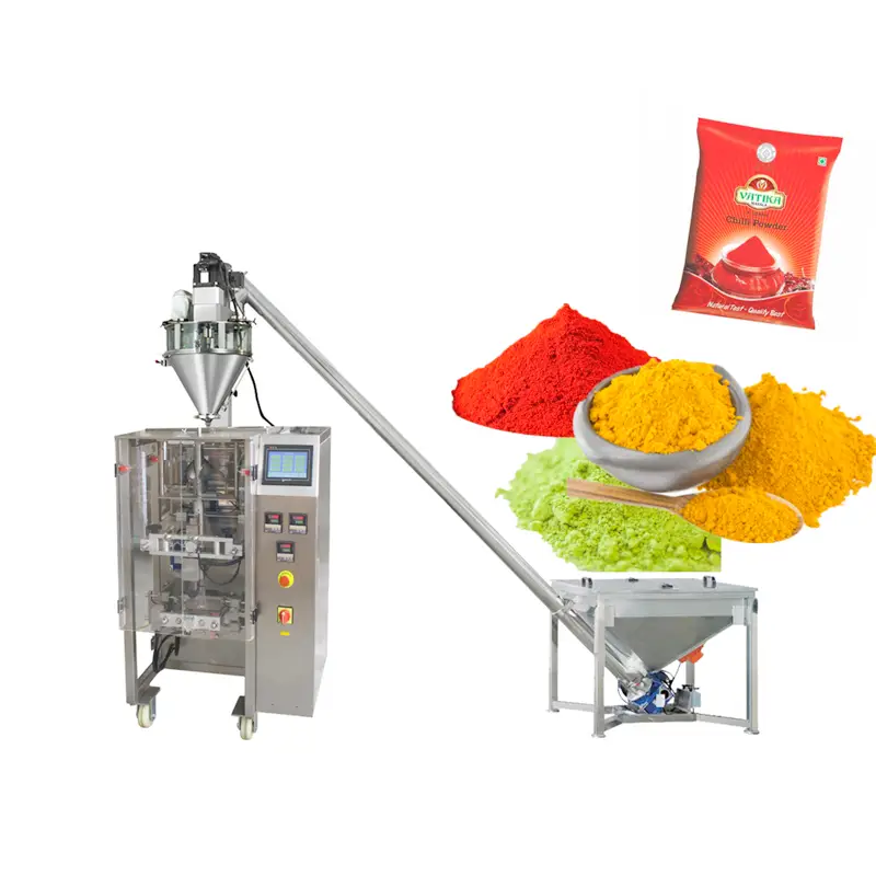 Жогорку тактыктагы кайен калемпири vffs таңгактоочу машина татымал порошогу үчүн помидорду таңгактоочу машина 1