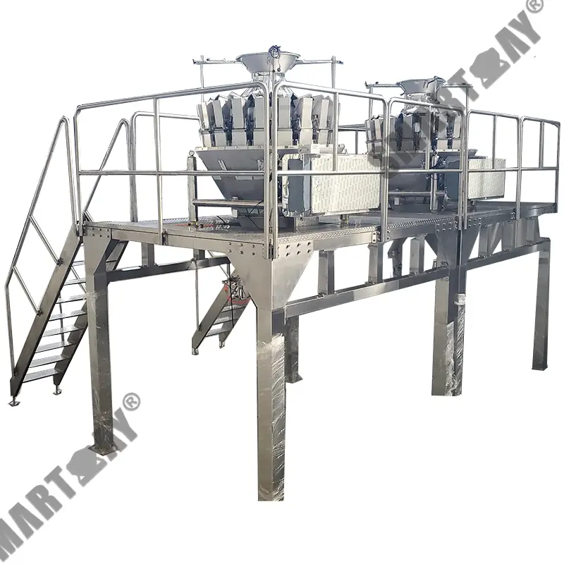 Фабричка цена кеса у кесици машина за пуњење грицкалица ораси зрна секундарна линија за паковање 1