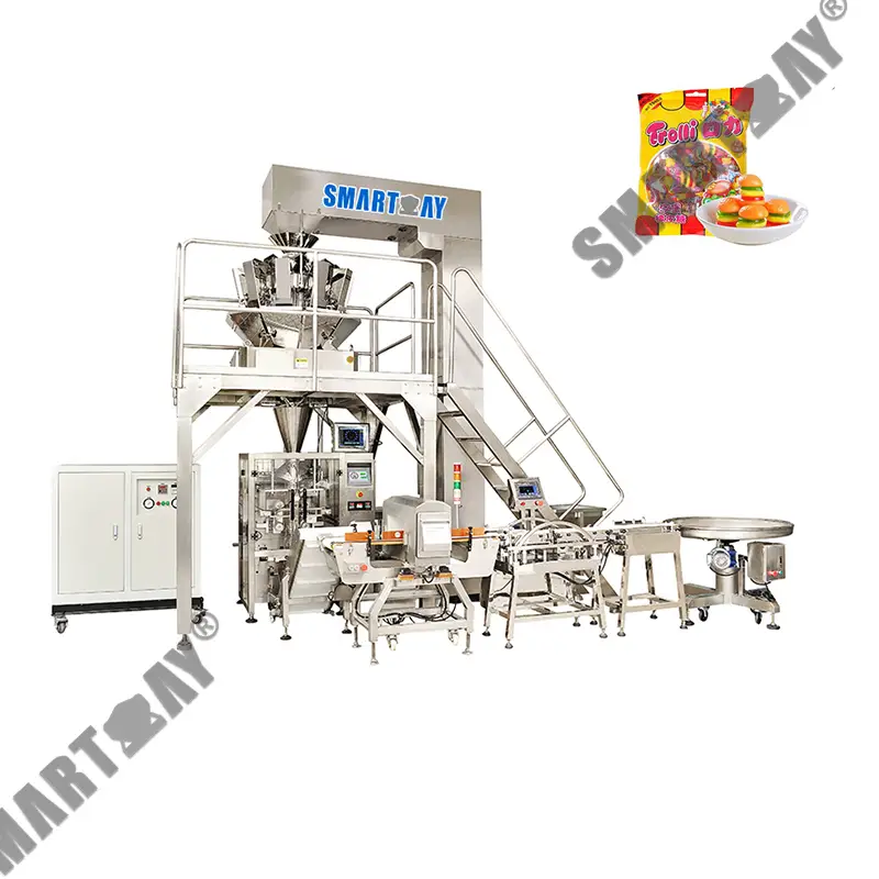 Mīkini hoʻopaʻa paona multifunction e hoʻopiha ana i ka mīkini hoʻopaʻa kō VFFS plastic vffs packaging machine no nā meaʻai māmā 1