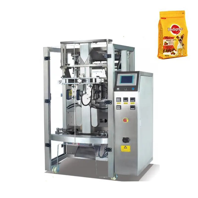 Multifunkční vážící prodejní plnící stroj VFFS na balení krmiva pro psy, balicí stroj na krmivo pro domácí zvířata, balicí stroj na krmivo pro ptáky 1