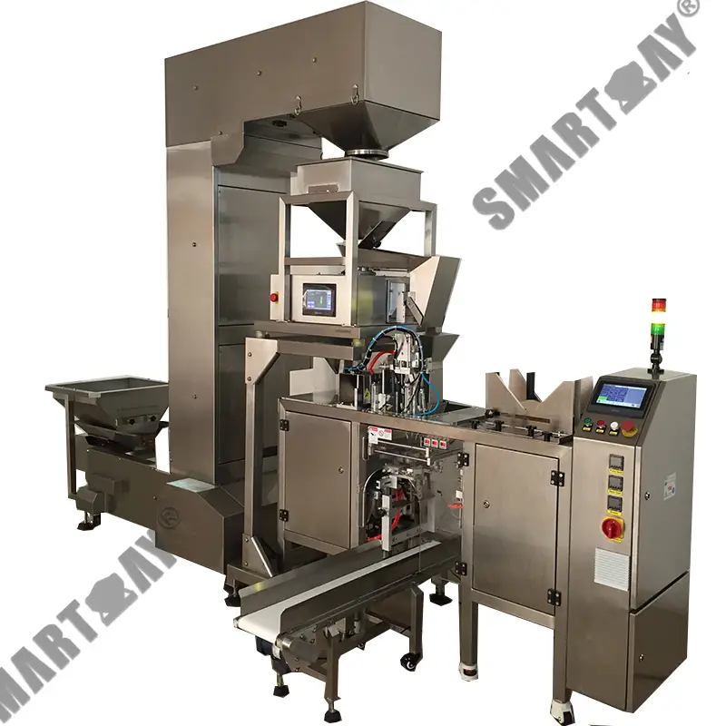 د واحد سټیشن دمخه جوړ شوي پاؤچ پوډر بسته بندۍ سیسټم کوچنۍ کڅوړه ډکول د سیل کولو بسته بندۍ ماشین عرضه کونکي 1