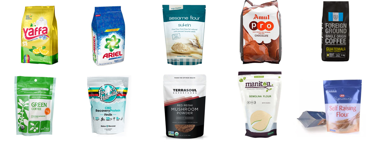 粉末用オーガーフィラーを備えたシングルポジションプレメイドサシェドイパック包装機 6