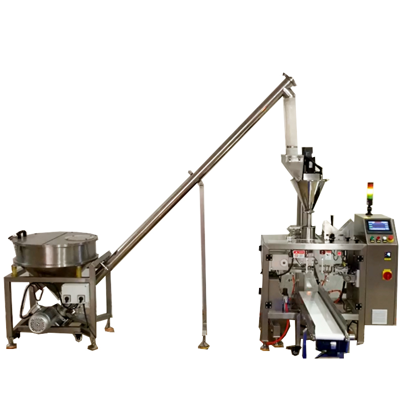 粉末用オーガーフィラーを備えたシングルポジションプレメイドサシェドイパック包装機 5