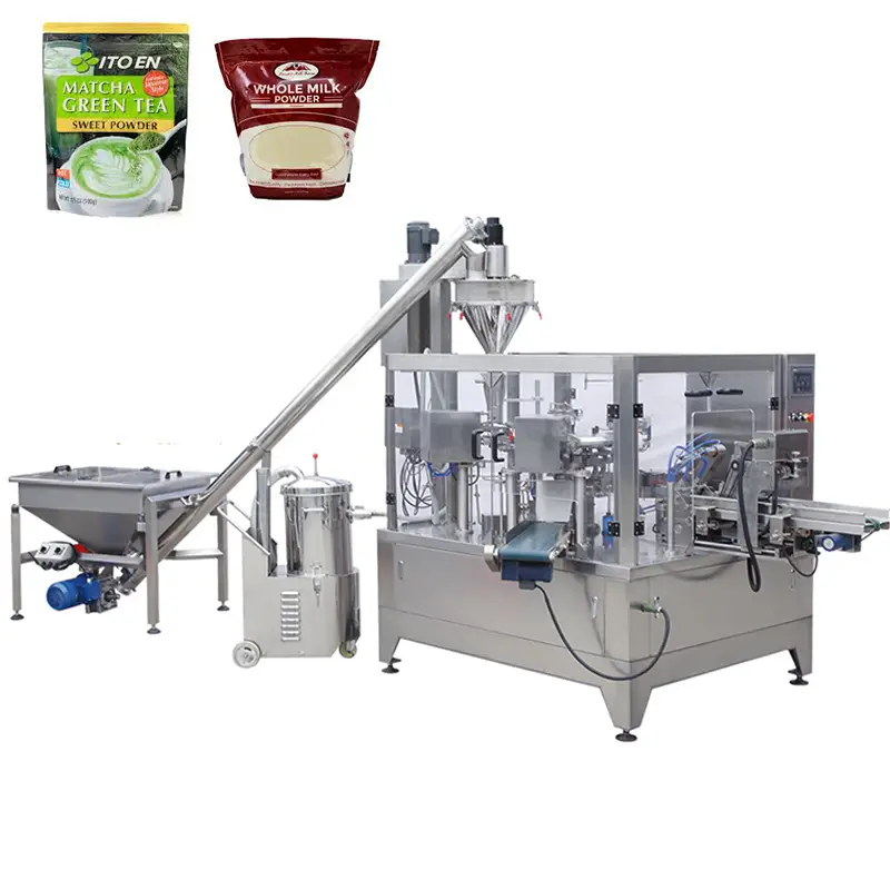 Awtomatikong premade powder pouch filling machine rotary packaging machine presyo 1