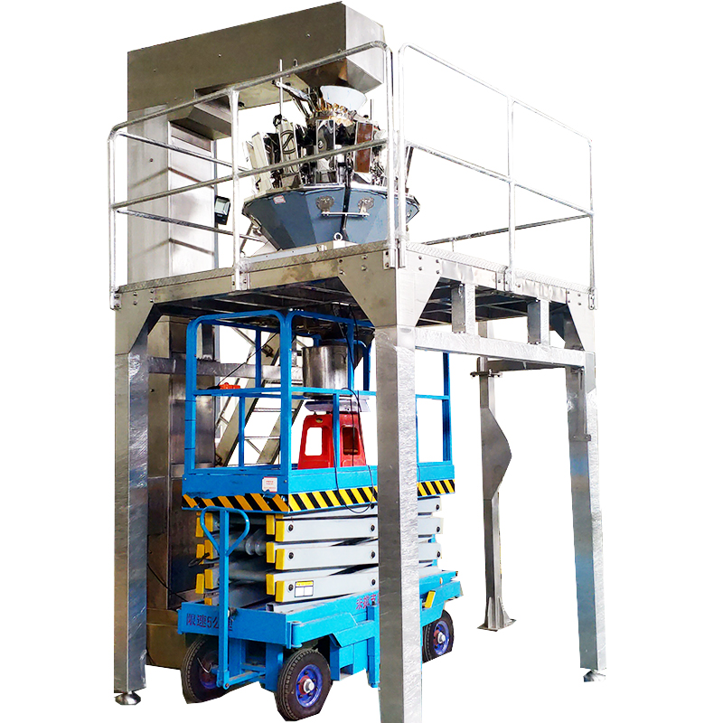 Semi-auto Tamarind Packing Machine With 14 Heads Combination Weigher For Granules 7