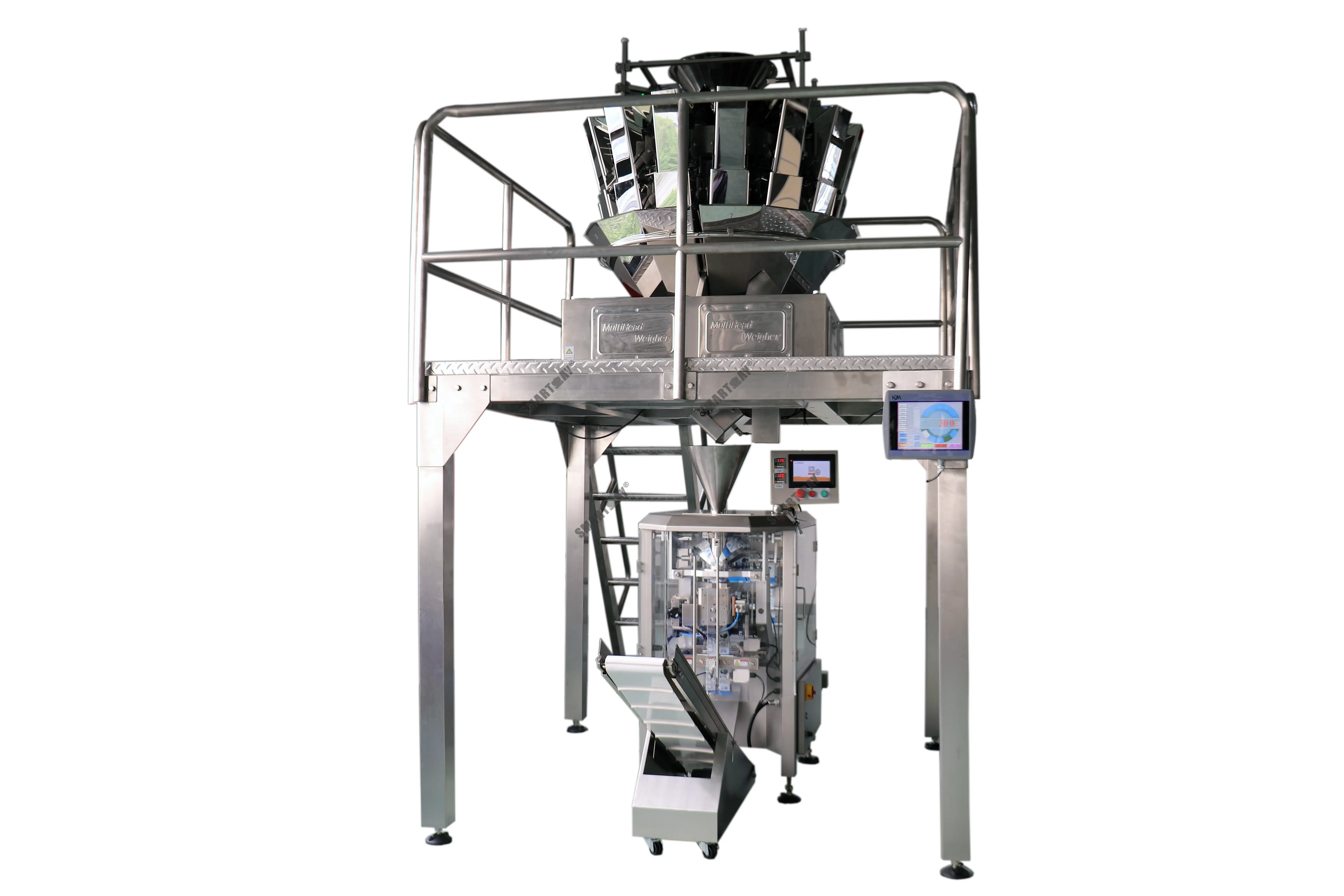 Large bags packing machine VFFS vertical packaging equipment with multihead weigher 1