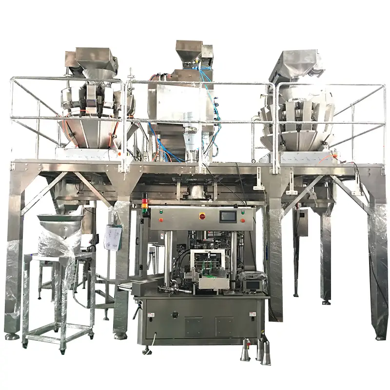 Ko'p funktsiyali oldindan tayyorlangan tovuq oyoqlari tuzlangan qalampirli paketli paketli qadoqlash mashinasi 1