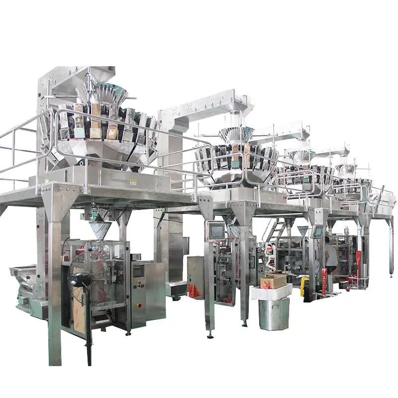 High speed VFFS bagger vertical form fill seal pillow bag beans sachet packing machine 1