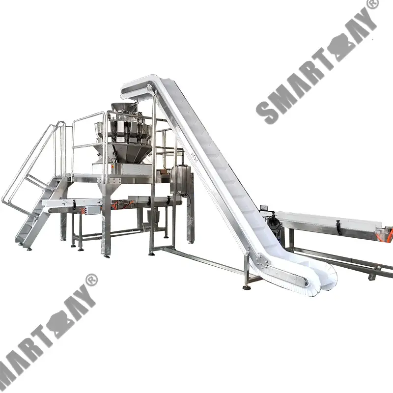 自动进料托盘包装机塑料碗灌装生产线，适用于膨化食品零食 1