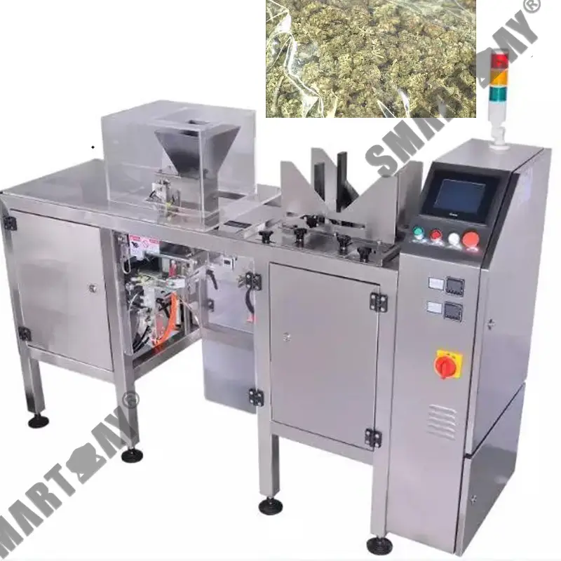 ماشین آلات بسته بندی پر کردن توزین CBD خوراکی های ماری جوانا حشیش 1