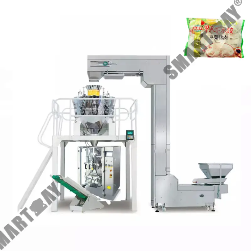 Ќофтиња, кнедли, замрзната храна, машина за пакување VFFS 1