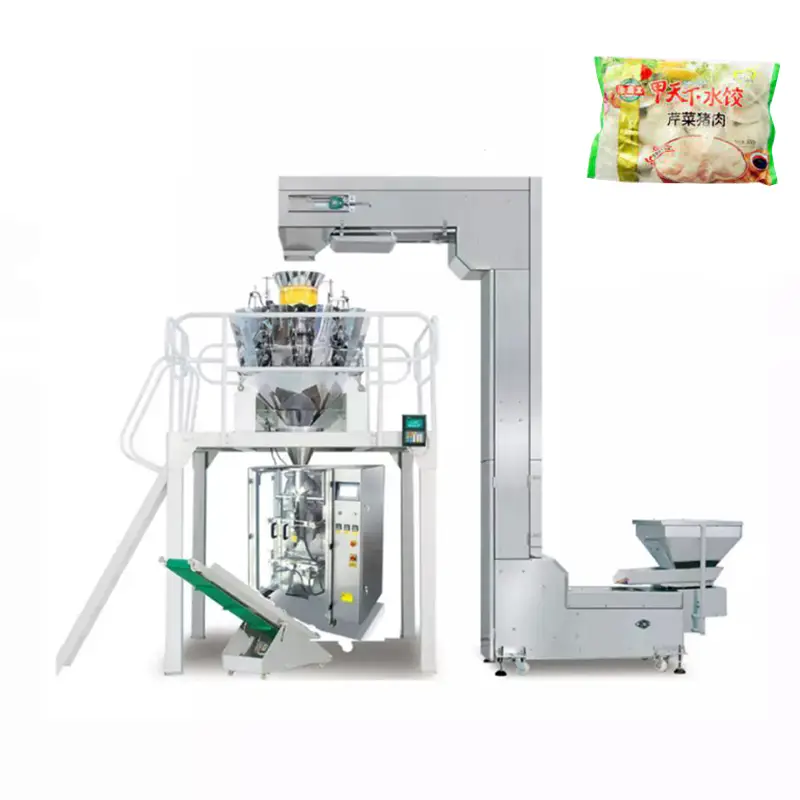 Ќофтиња, кнедли, замрзната храна, машина за пакување VFFS 1