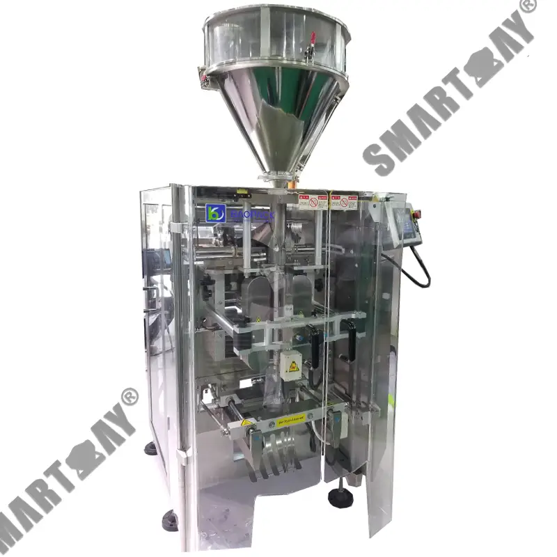 Otomatis bubuk nangtung ngeusian sachet sealing auger filler mini pouch packing machine pikeun tipung 1