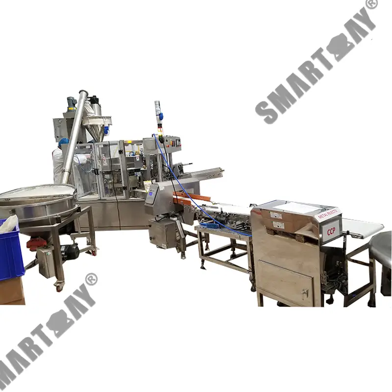 Auto powder zippper bag doypack rotary premade pouch given style pick fill seal packing machine 1