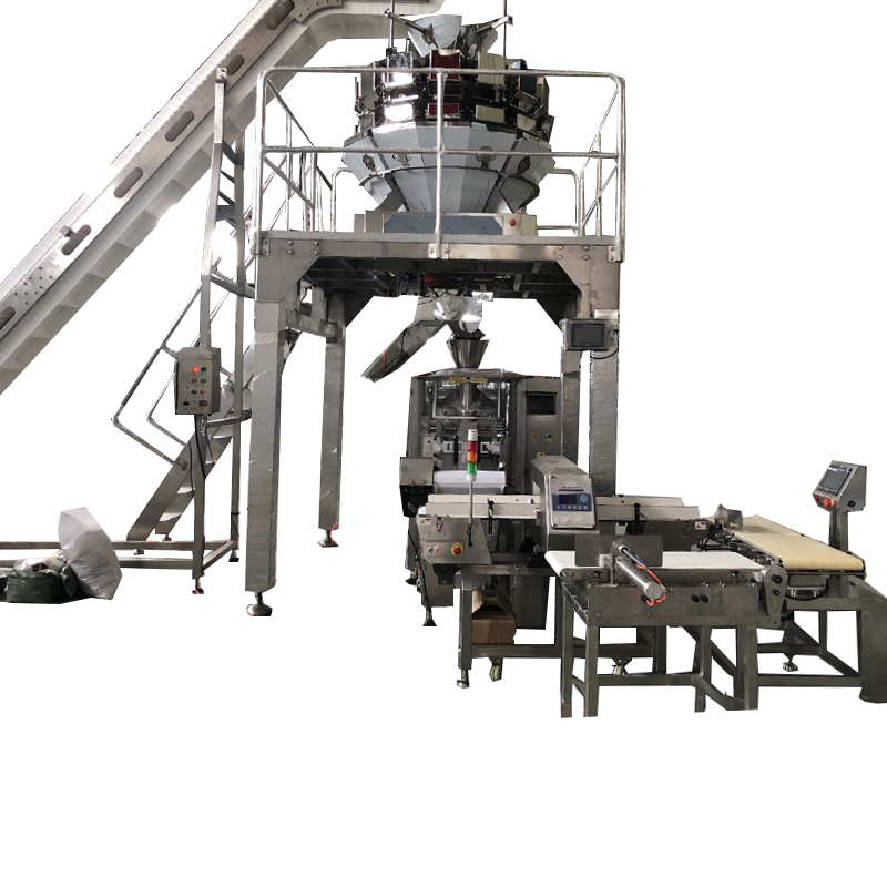 Multi function vertical form fill seal sachets secondary packing line bag in plastic bag packaging machine 7