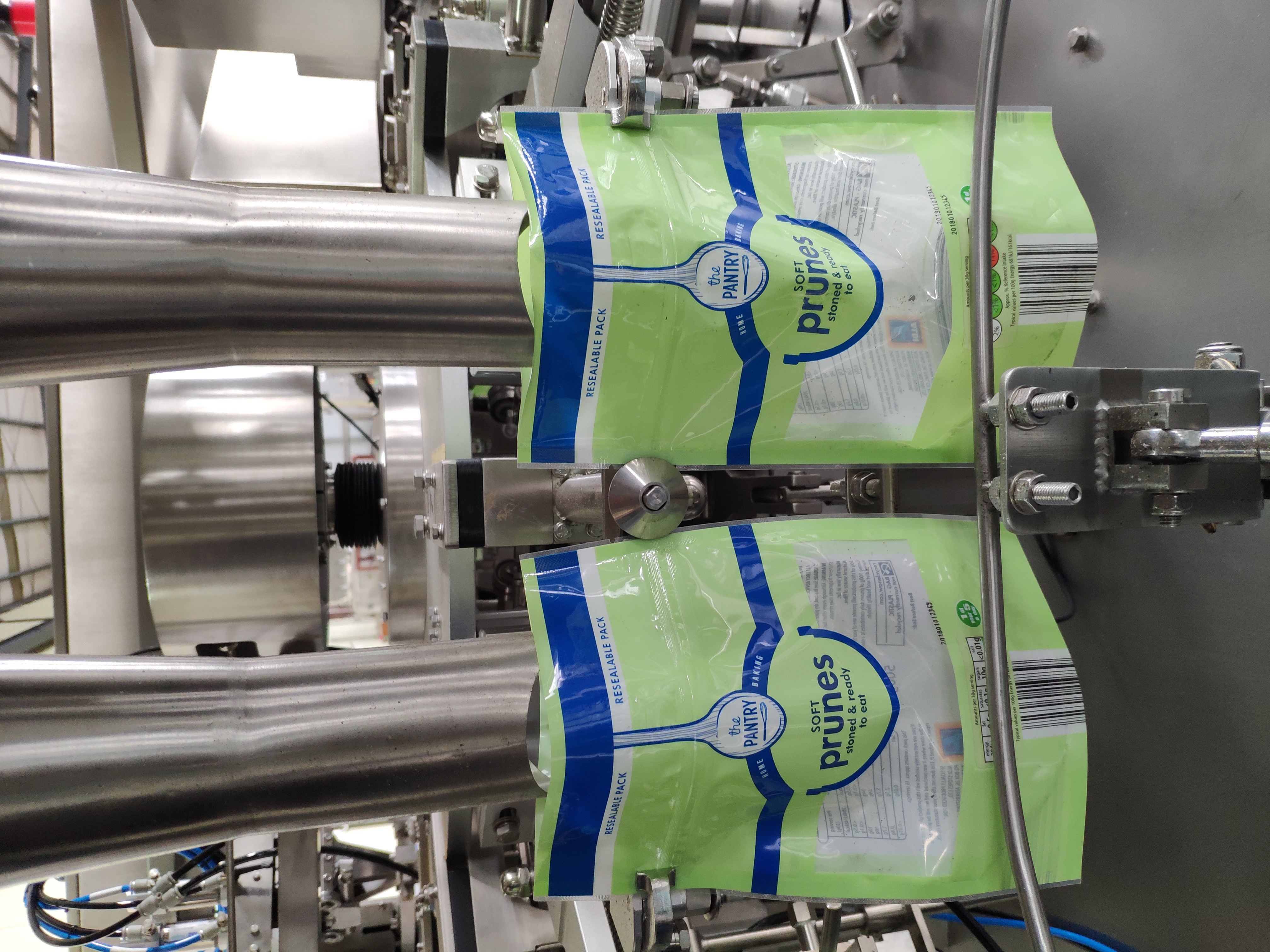 Мултифункционална машина за паковање махунарки од кикирикија са осам станица, ротациона машина за паковање унапред направљених кеса са двоструком кесом 12