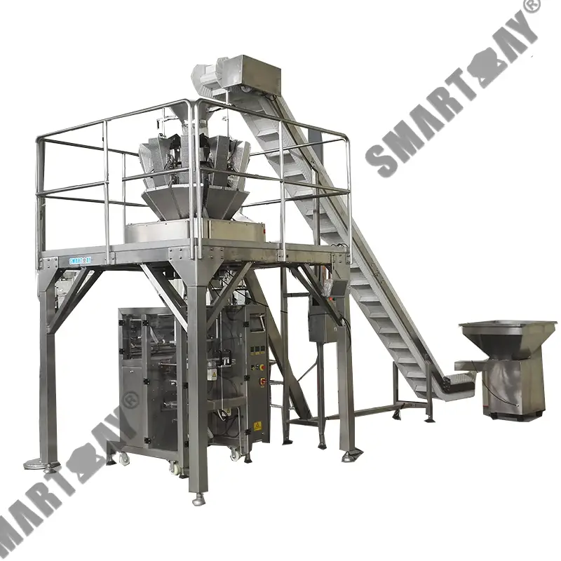 מולטי-פונקציע אויטאָמאַטיש ווערטיקאַל פּאַקקאַגינג מאַשין מיט vffs 1