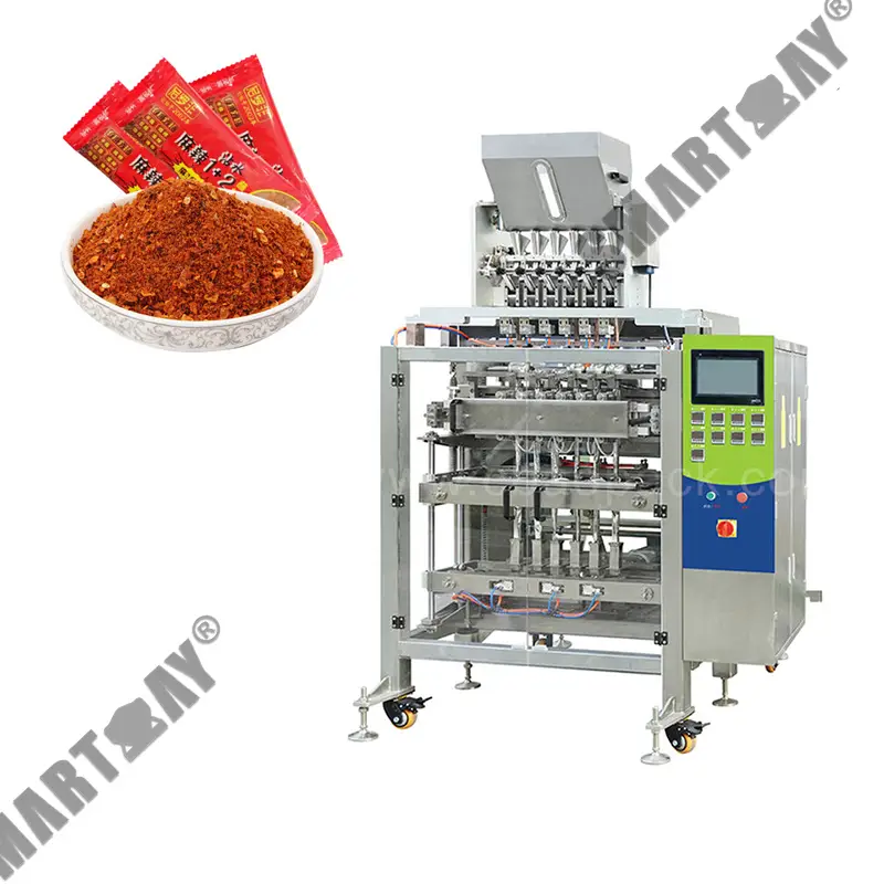 మల్టీలైన్ మసాలా పొడి టమోటా పిండి నిలువు ప్యాకేజింగ్ ప్యాకింగ్ యంత్రం 1