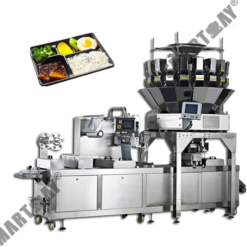 Линија за термоформирање брзе хране са пиринчем у кутијама за готов оброк 1