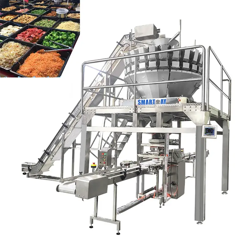 د فابریکې قیمت وزن کول د سیل کولو چمتو خواړو کلیم شیل بسته بندۍ ماشین بکس د غرمې ډوډۍ بسته کولو ماشین د خواړو وړلو لپاره 1