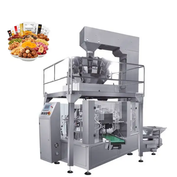 Factory Price pecan packing machine for premade bag raisins banana chips packaging machine for Chinese chestnut 1