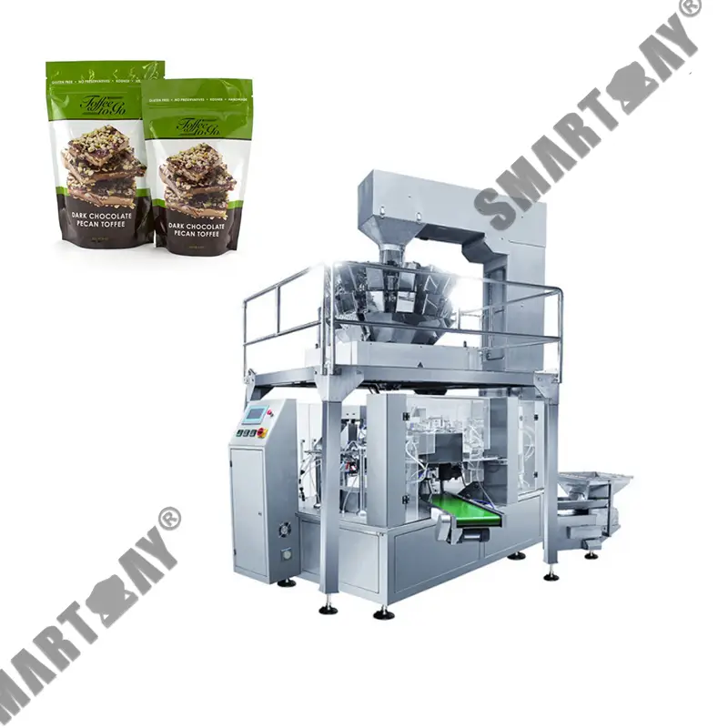 High Precision weighing doypack chocolate packaging machine biscuit waffle packing machine for food products 1