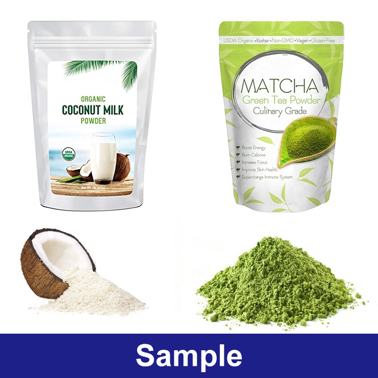 Sjálfvirk kókosduftfyllingarpokapökkunarvél fyrir forsmíðaðan poka 1