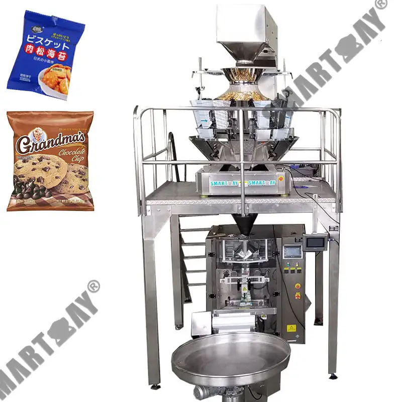 גאָר אָטאָמאַטיש בעקעריי ביסקויט ווערטיקאַל פאָרעם פּלאָמבירן פּלאָמבע טאַש פּאַקינג פילונג מאַשין פֿאַר פאַרקויף 1