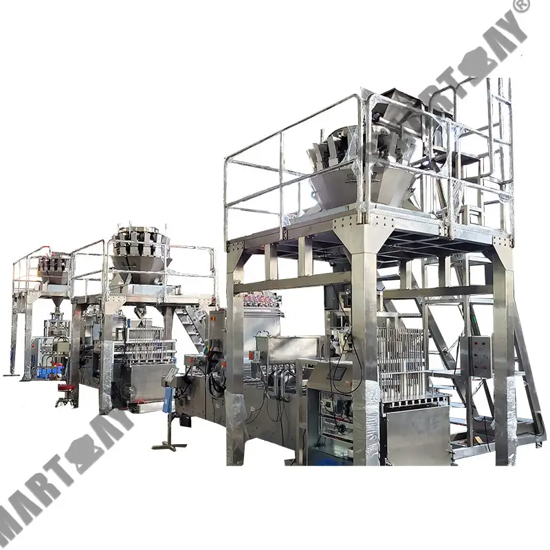 Plastic Bowl Packing Machine With PLC Touch Screen For Diced Carrots 1