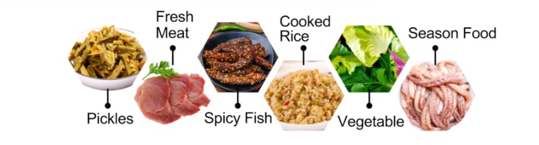 Automatic weighing Korean Kimchi pickle bottle packing line 1