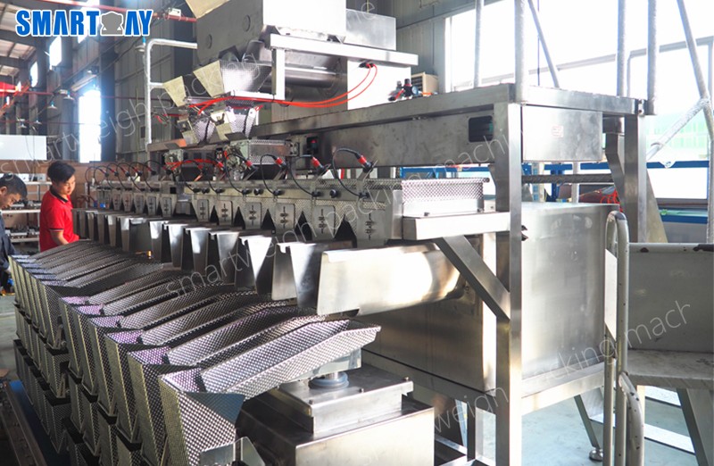 Automatic weighing Korean Kimchi pickle bottle packing line 4