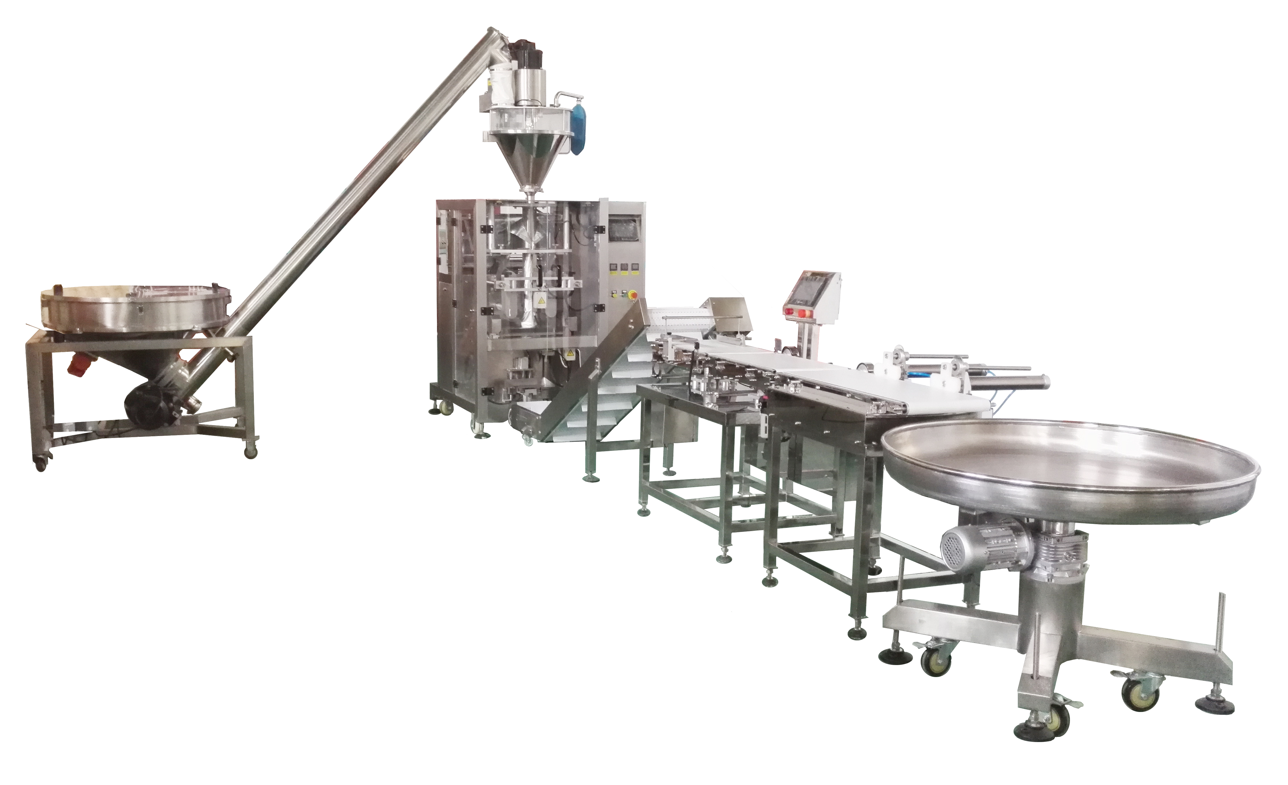 VFFS sneglefyldningsmaskine til krydderiemballage til tørpulverpåfyldning 1