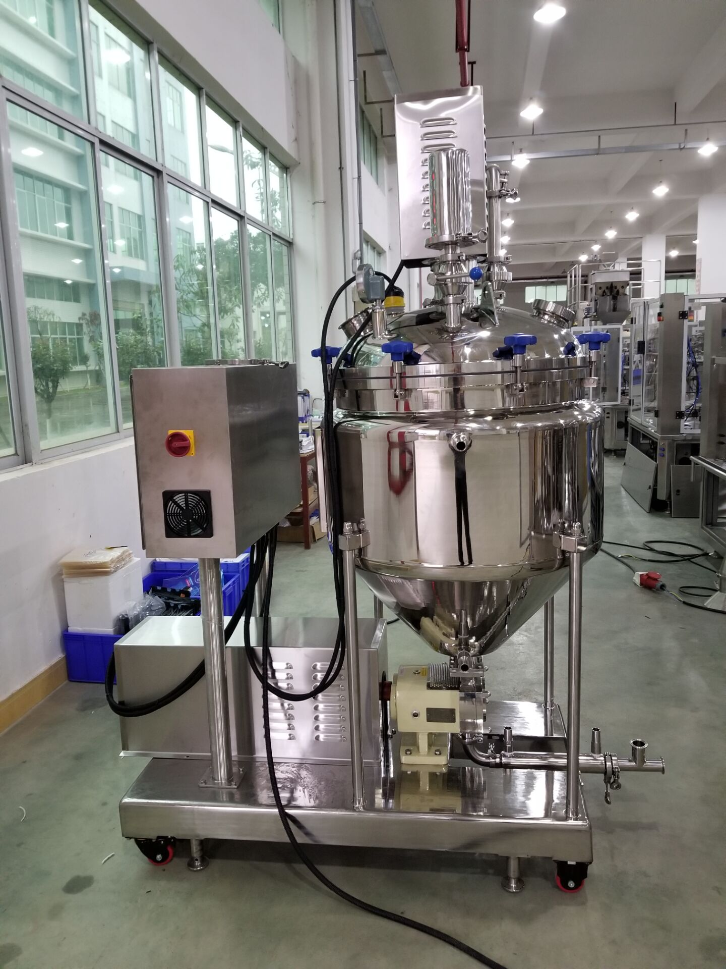 Automatisk sås roterande prefabricerad påse fyrsidig tätningspåse förpackningsmaskin med vätskepump 4