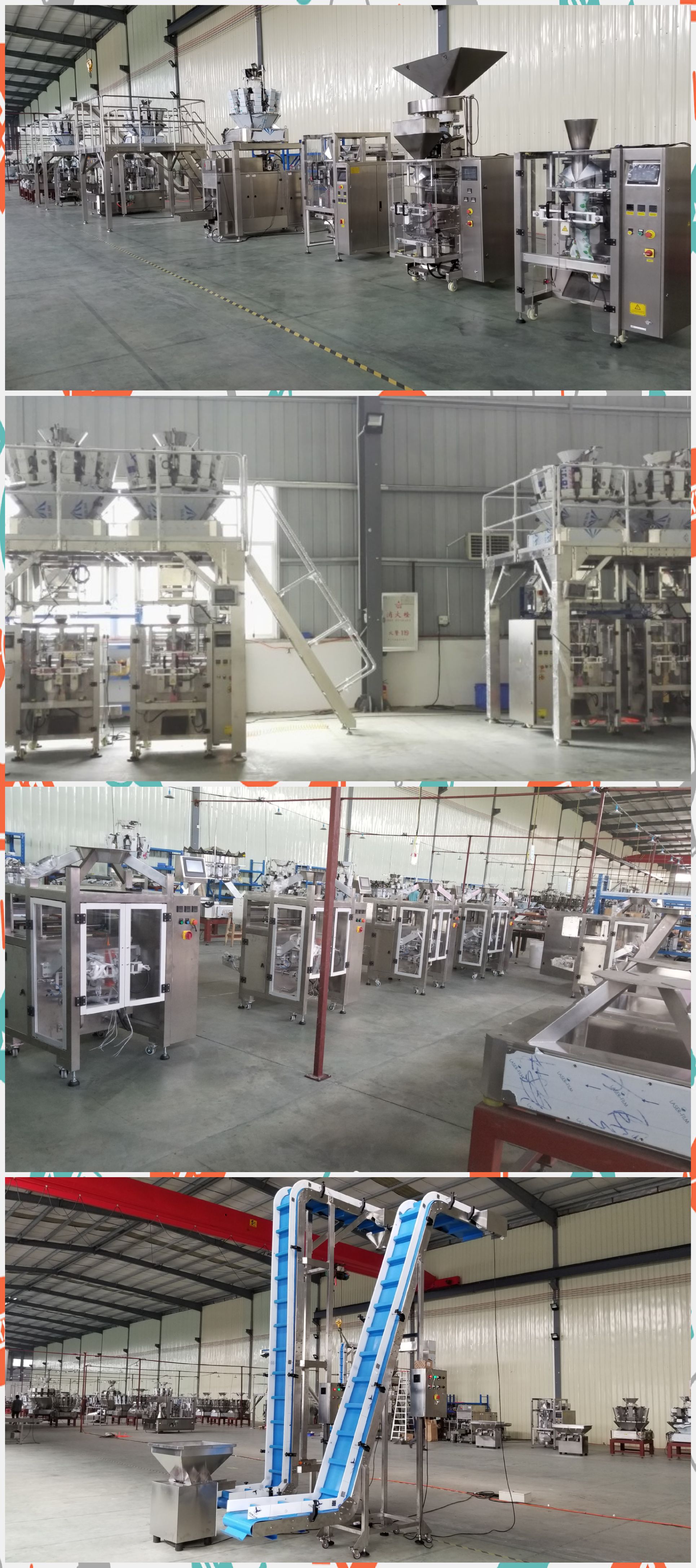 Pyörivä valmiiksi valmistettu pussirakepakkauskone Stand Up -pussipakkauskone 3