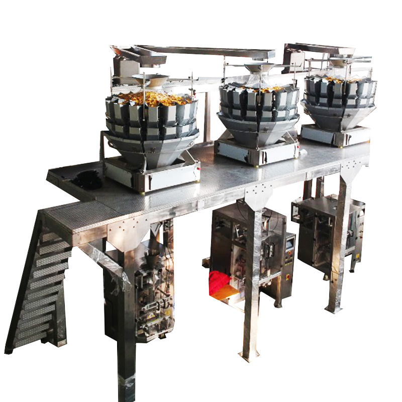 Mesin pengemas cemilan puff jagung bentuk vertikal grosir 2