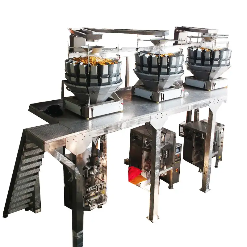 Mesin pengemas cemilan puff jagung bentuk vertikal grosir 1