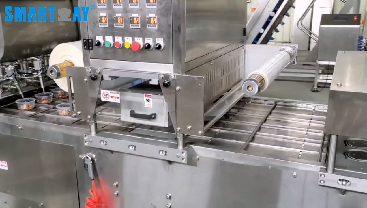 How to pack sticky sprinkled radish into plastic tray bowl? 11