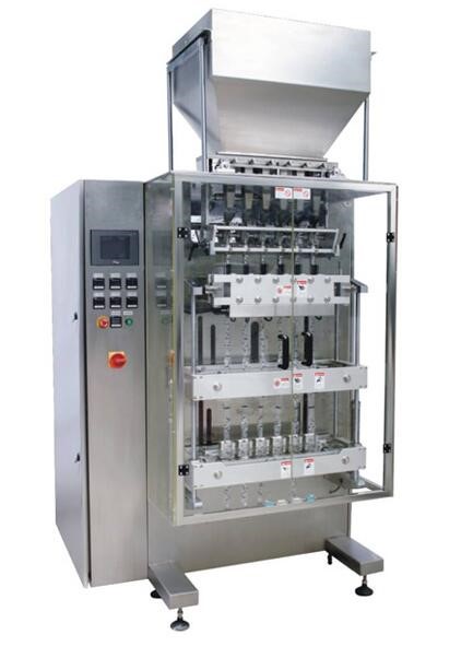 What function does a vertical multi-lane packaging machine have? 2