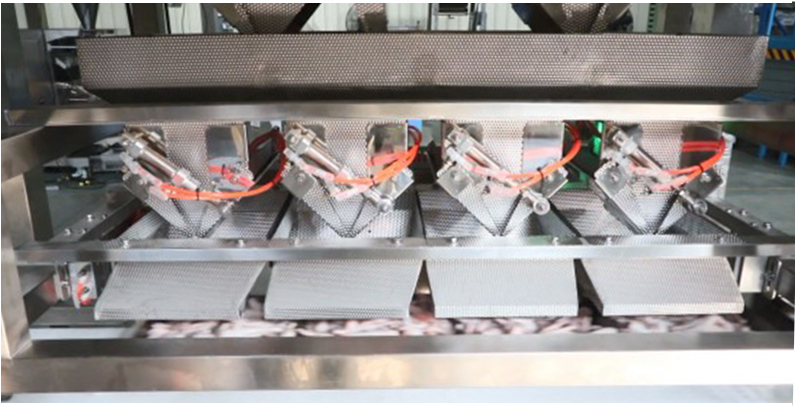 How can the weighing and tray packing of fast food be resolved? 6