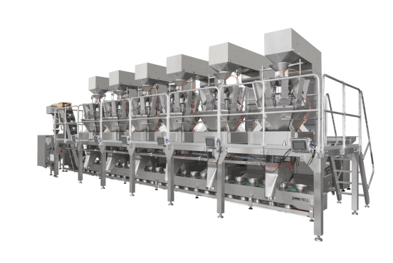 Full automatic gummy candy snacks,lollipop mixture packing line 1