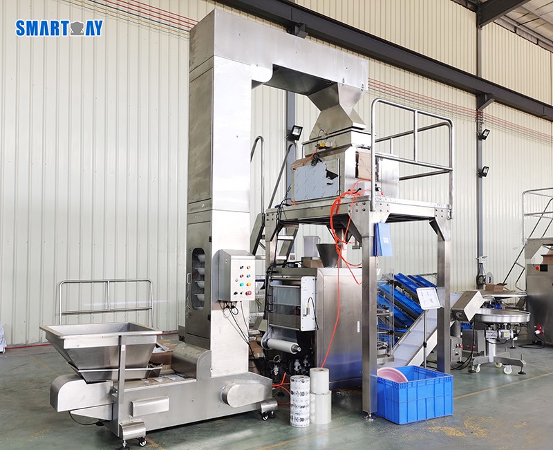 آرژانتین: خط بسته بندی عمودی توزین خطی ۴ هد با دقت بالا برای حبوبات، دانه‌ها، غلات و غیره. 1