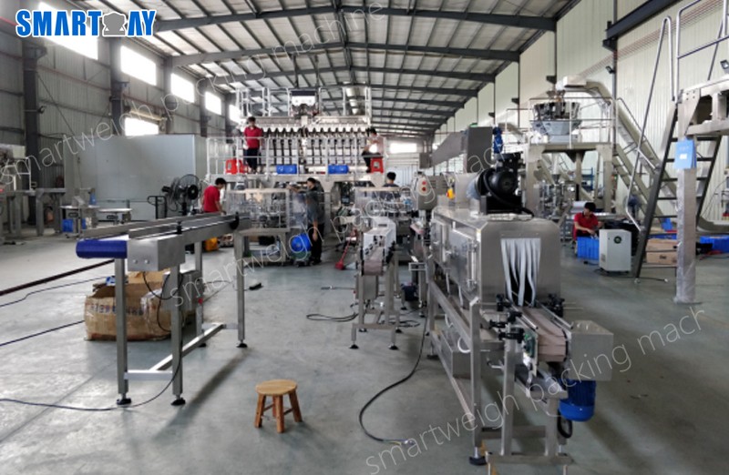 Automatic weighing Korean Kimchi pickle bottle packing line 8
