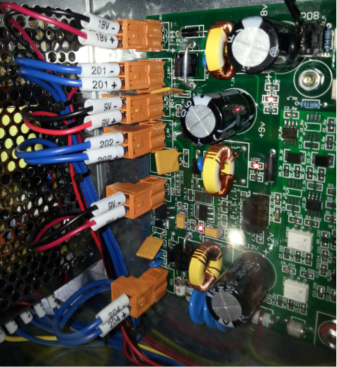 How to plug correctly after replacing the circuit board 1