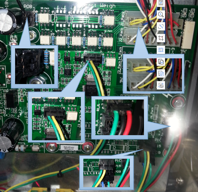 How to plug correctly after replacing the circuit board 2
